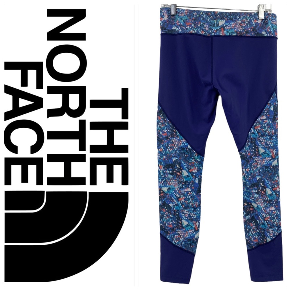 πSALEπ The North Face Blue Leggings - Picture 1 of 8